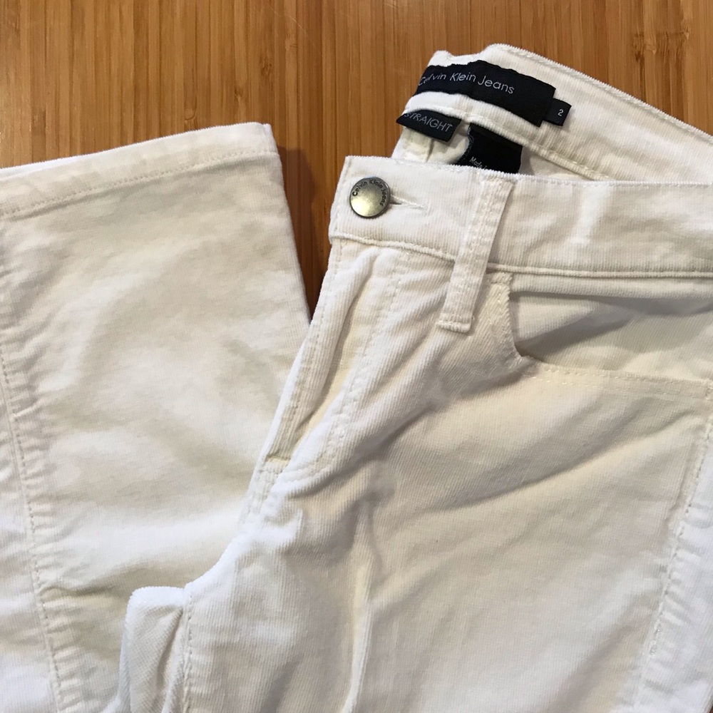 Calvin Klein Jeans | Women’s Corduroys | White